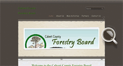 Desktop Screenshot of calvertforestry.org